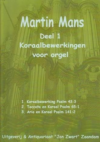Bladmuziek voor Orgel Martin Mans | Muziek Center Roosendaal, Orgel, Klassiek, Nieuw, Ophalen of Verzenden