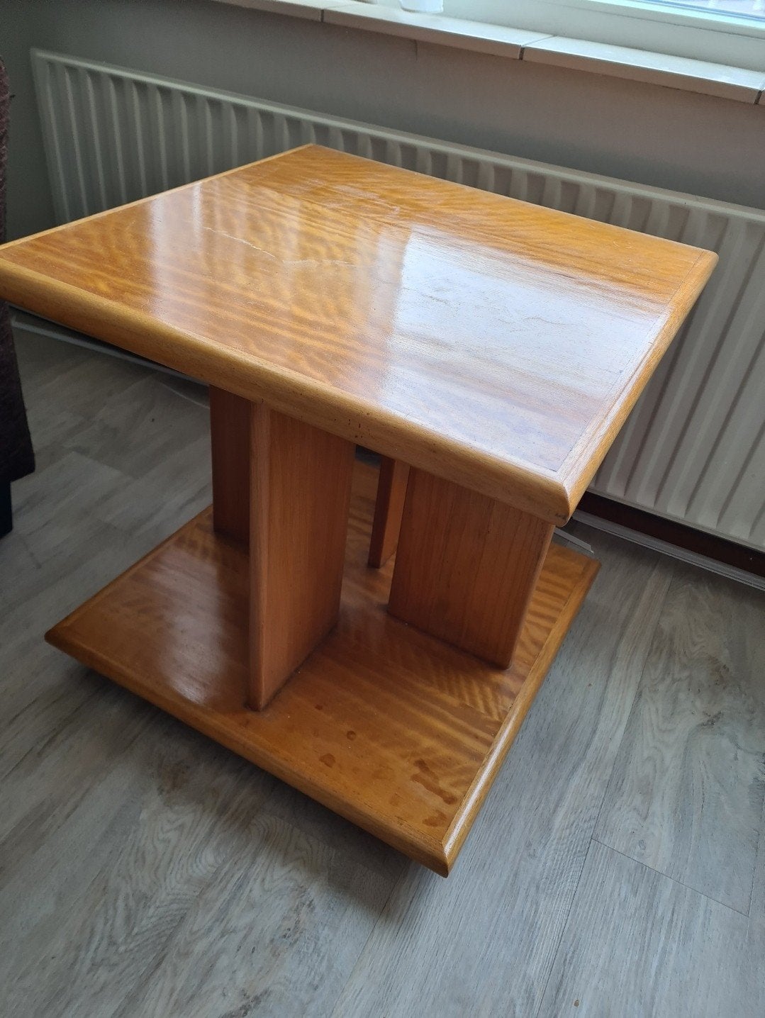 Houten bijzettafel - Vierkant, Minder dan 45 cm, Minder dan 55 cm, Gebruikt, Klassiek