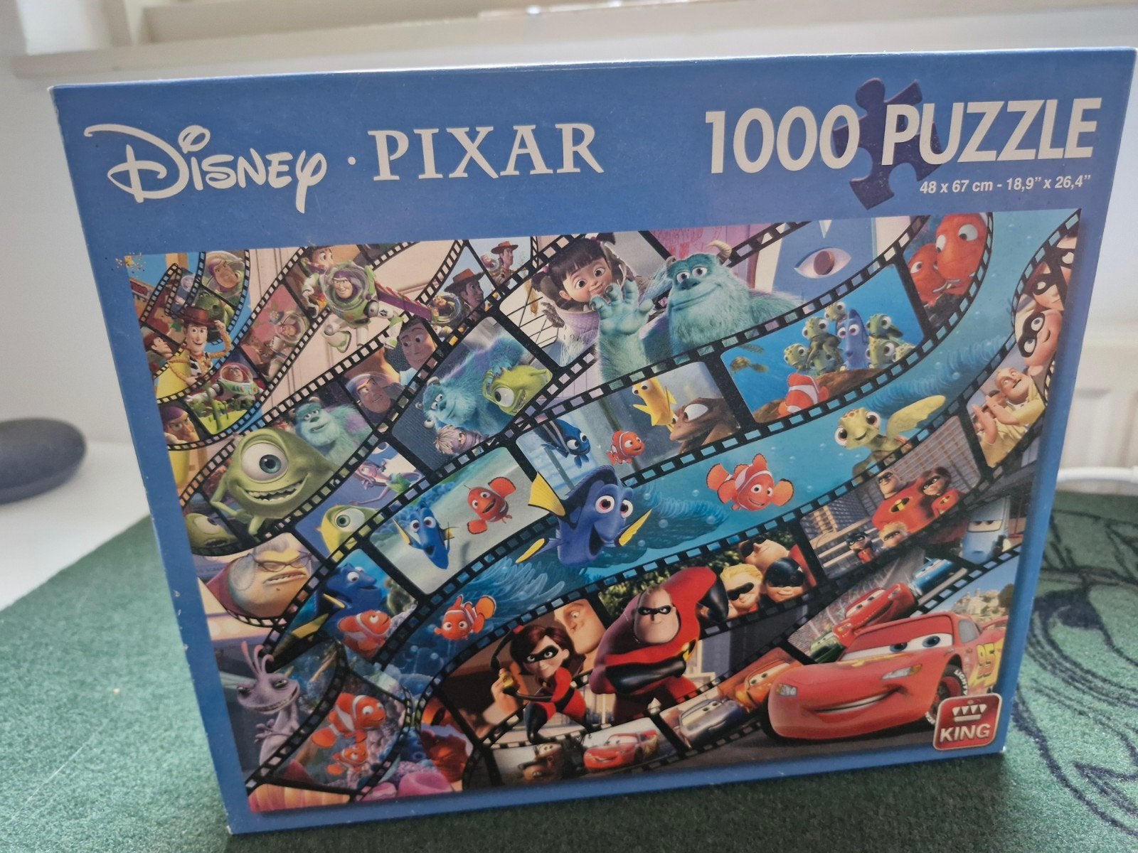 Disney Pixar 1000 stukjes puzzel, Ophalen of Verzenden, Zo goed als nieuw