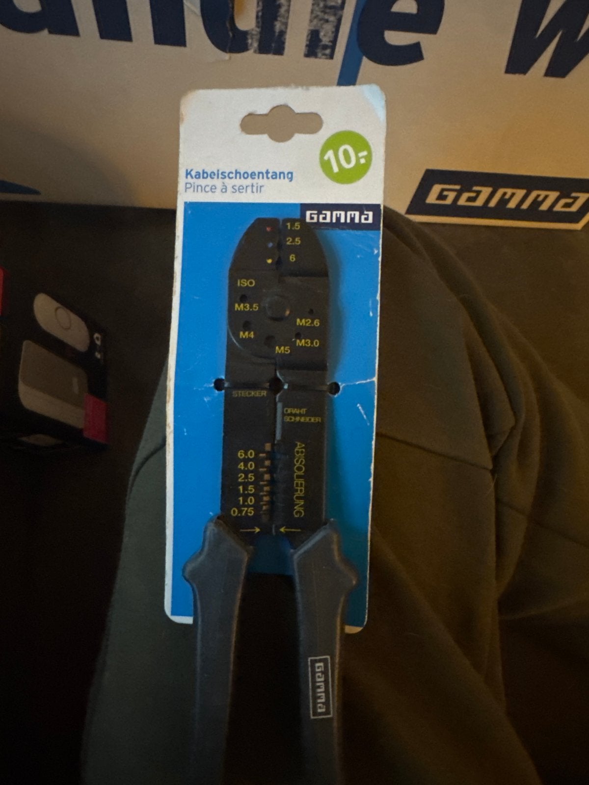 Nieuwe Gamma kabelschoentang - ongebruikt, Ophalen, Nieuw, Tang, Overige merken