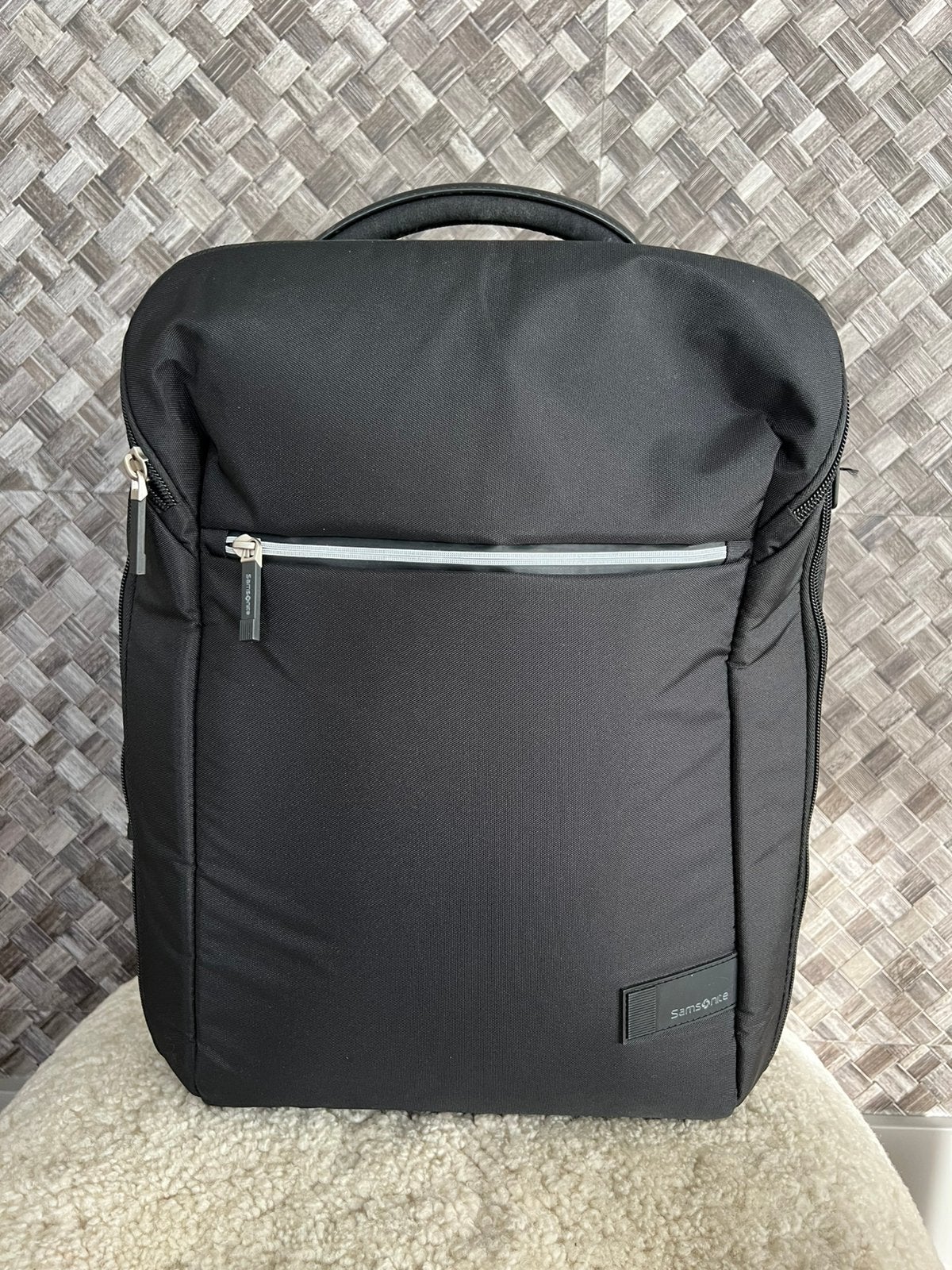 Rugzak Samsonite (ZGAN), Ophalen of Verzenden, Zo goed als nieuw, Zwart, Tabletvak