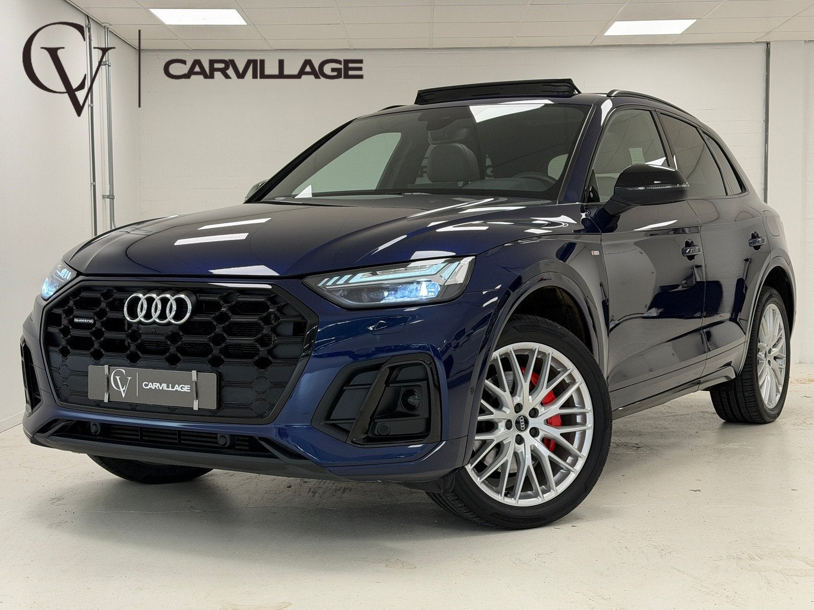 Audi Q5 50 TFSI e S Competition | Navarra Blue | Massage | B, Auto's, Audi, Bedrijf, Te koop, Q5, 360° camera, 4x4, ABS, Achteruitrijcamera