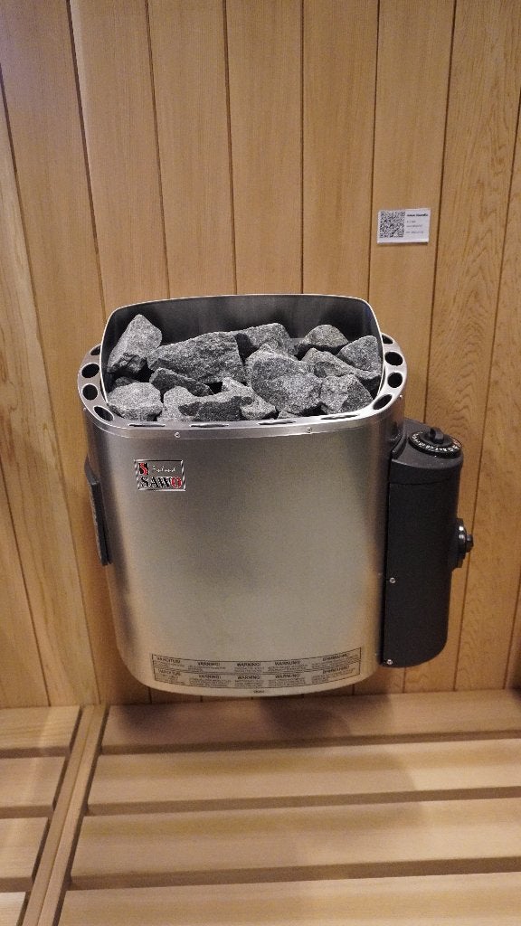 Sawo Saunakachel Scandia 4,5 kW (SCA-45NB-Z-C), Sport en Fitness, Sauna, Ophalen, Zo goed als nieuw, Fins of Traditioneel, Toebehoren