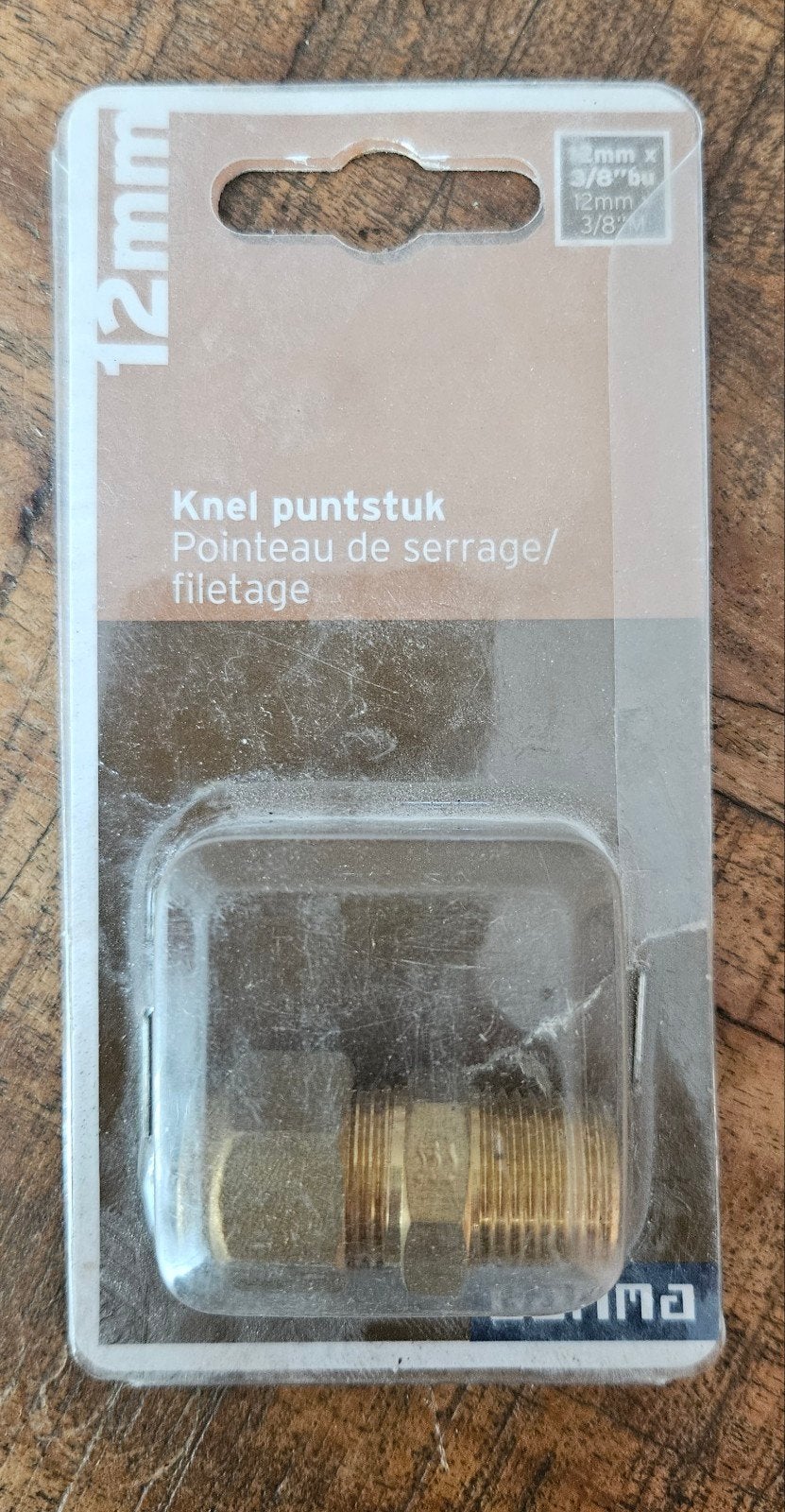 Gamma knel puntstuk 12mm  3/8m, Doe-het-zelf en Verbouw, Sanitair, Ophalen of Verzenden, Nieuw, Kraan