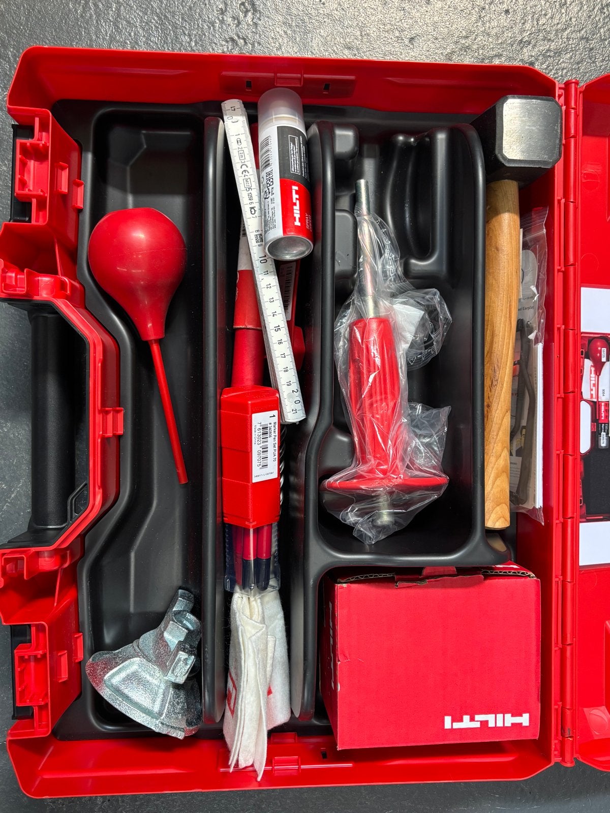 Hilti DD M12 L Boorset met toebehoren en ankers, Doe-het-zelf en Verbouw, Ophalen, Nieuw