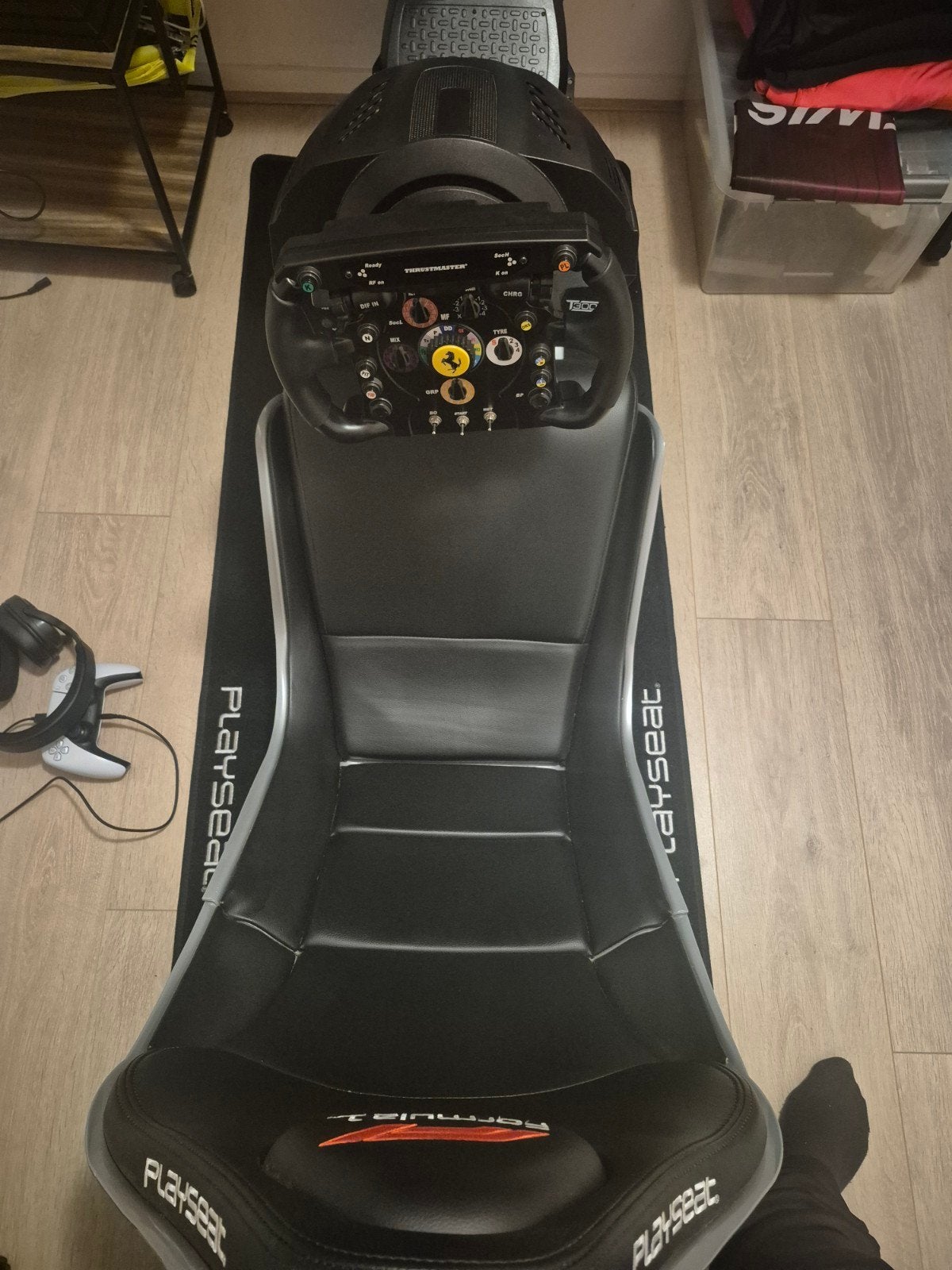 Playseat F1 met Thrustmaster T300 GT Stuur, Ophalen, Zo goed als nieuw
