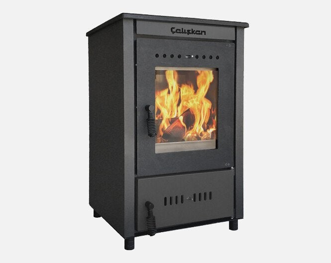 Stalen Houtkachel | ÇALIŞKAN Model 301 (7kw), Niet ingevuld, Niet ingevuld, Ophalen of Verzenden, Vrijstaand