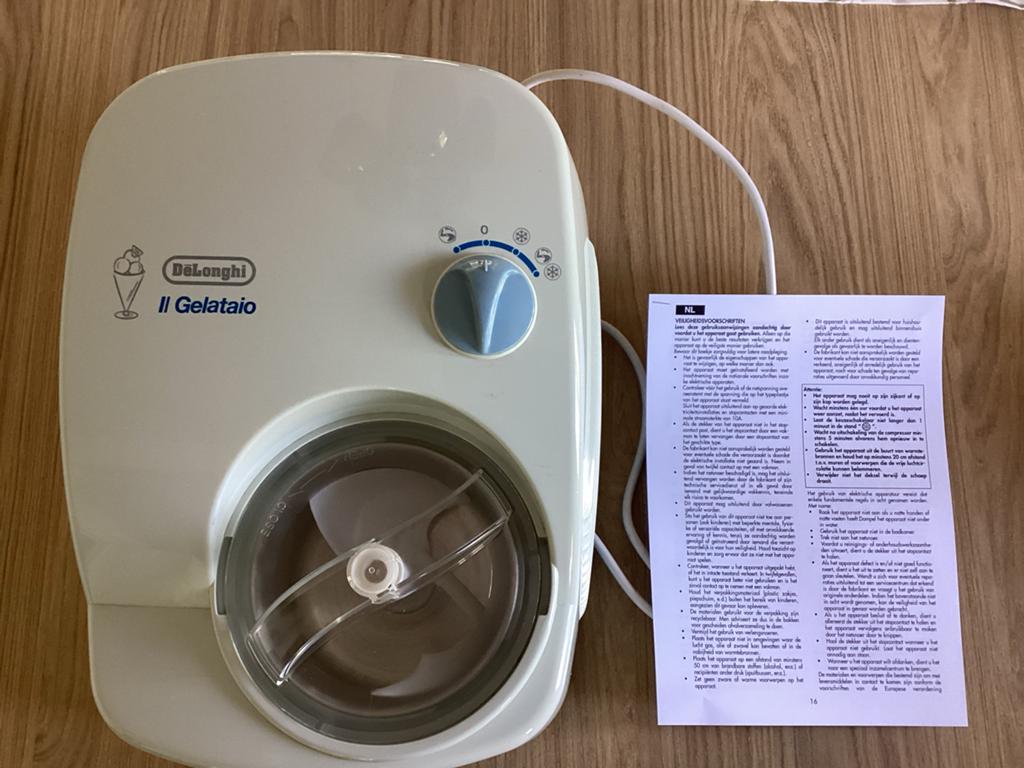 De'Longhi Il Gelataio ICK5000 Zelfvriezende IJsmachine, Ophalen, Zo goed als nieuw, Zelfvriezend