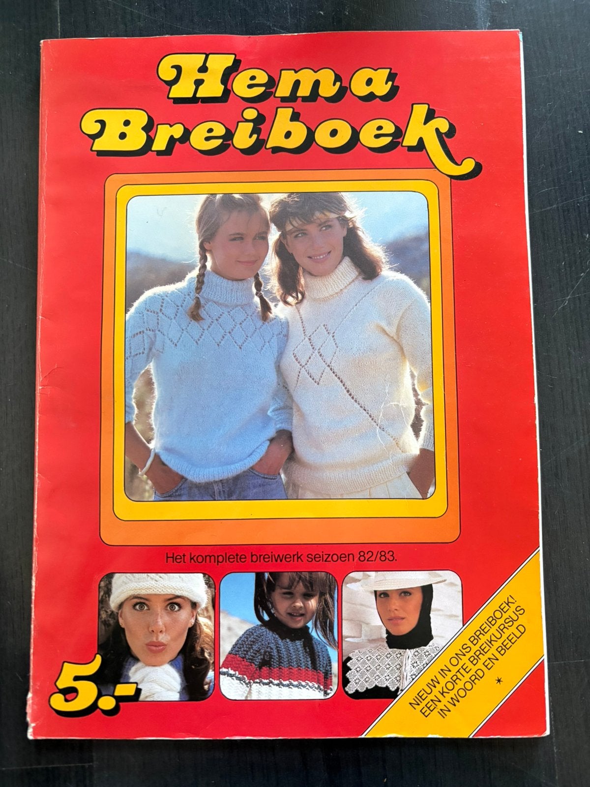 Vintage Hema breiboek, Hobby en Vrije tijd, Breien en Haken, Ophalen of Verzenden, Gebruikt, Breien of Haken, Patroon of Boek