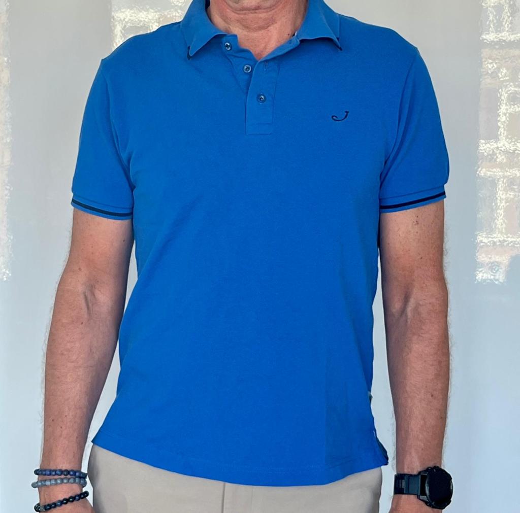 Jacob Cohen Polo Shirt - Blauw - Maat M, Kleding | Heren, Polo's, Ophalen, Nieuw, Maat 48/50 (M), Blauw