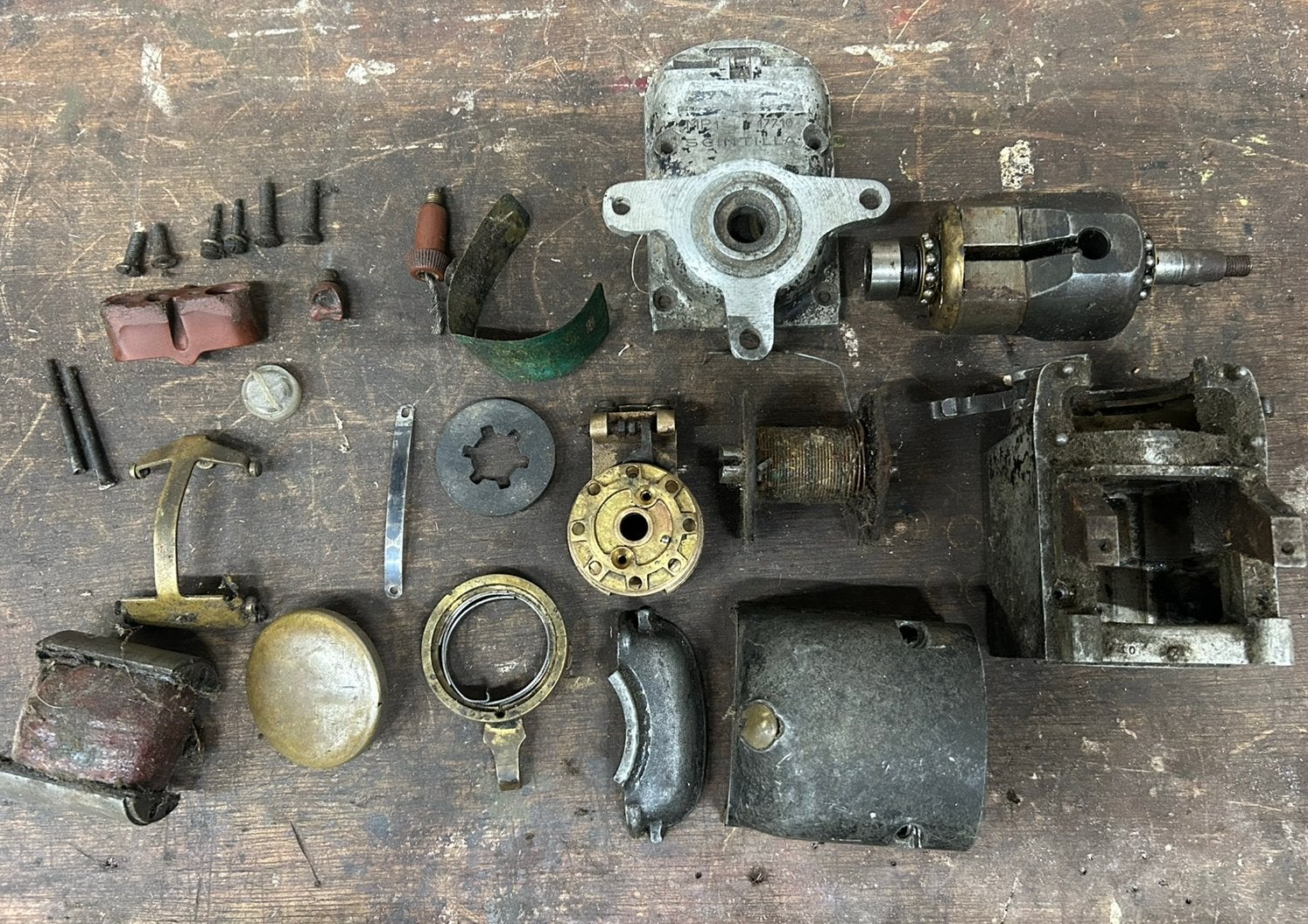 Scintilla MP1 magneto, prewar, in onderdelen, Ophalen of Verzenden, Gebruikt