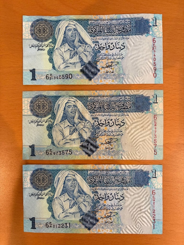 Libische bankbiljetten, Ophalen of Verzenden, Overige landen, Setje