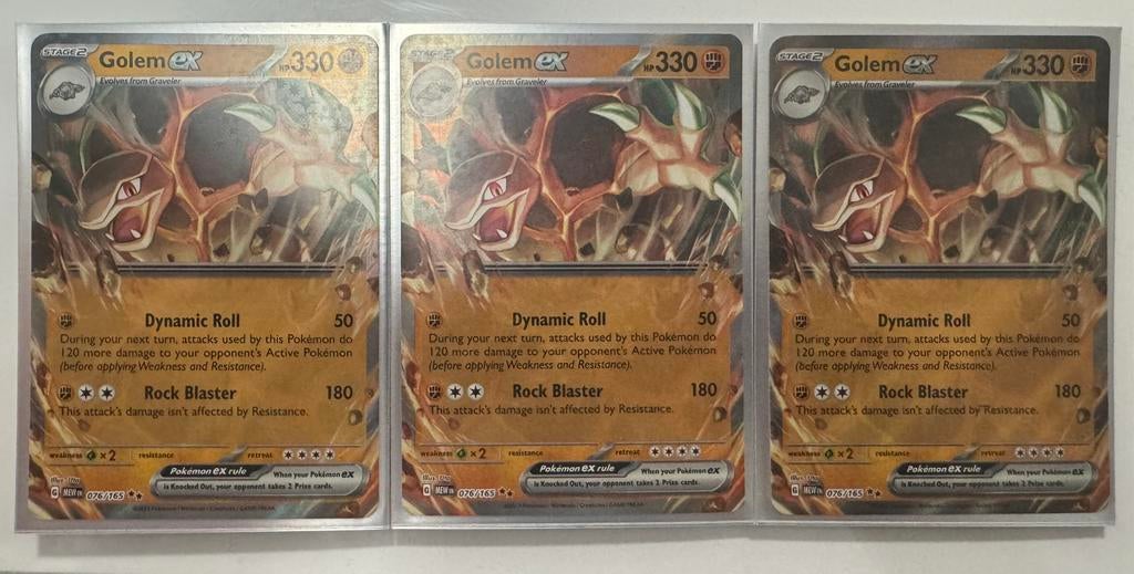 Golem ex 076/165 Pokemon 151, Ophalen of Verzenden, Zo goed als nieuw