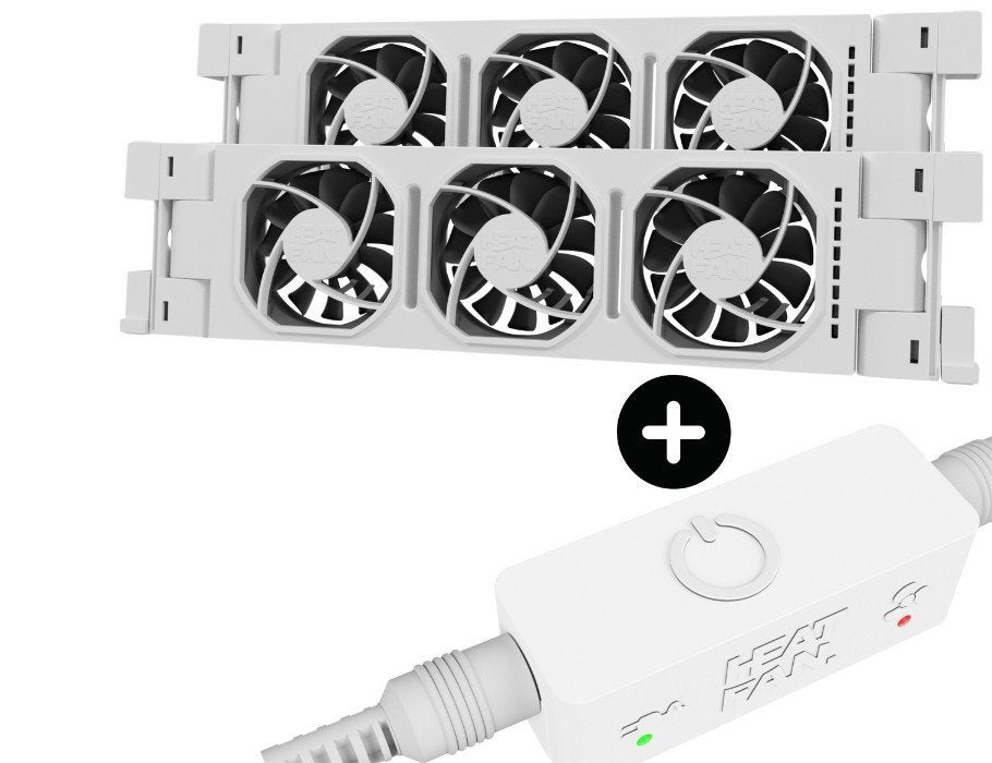 2x Heatfan 3 duo pack zo goed als nieuw, prijs per stuk, Minder dan 30 cm, Radiator, Minder dan 60 cm, Ophalen of Verzenden