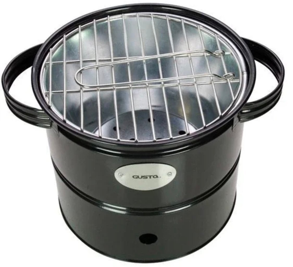 Mini Gusta BBQ Barrel/ Barbecue, Nieuw, Grillin & Chillin, Tuin en Terras, Houtskoolbarbecues, Ophalen of Verzenden, Nieuw