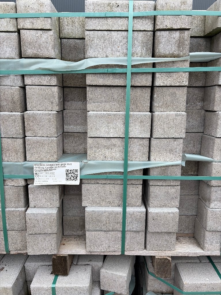 Beton klinker 8 cm grijs 50m2, Tuin en Terras, Ophalen, Nieuw, Beton, Klinkers