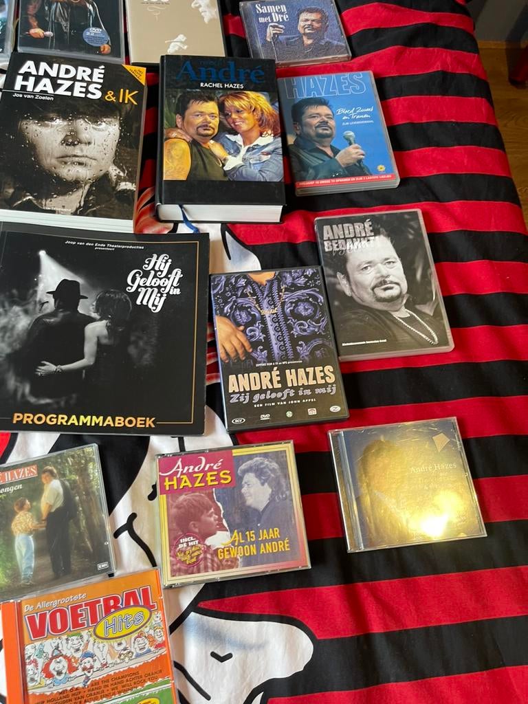 Andre hazes cd’s, dvd’s, boeken en beeldjes, Ophalen, Zo goed als nieuw