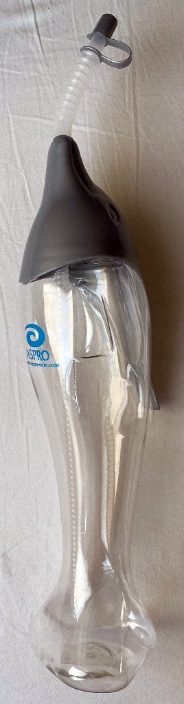 Drinkbeker Dolfijn uit Dolfinarium, met deksel, lengte 39 cm, Ophalen of Verzenden, Zo goed als nieuw, Aspro Parks Group