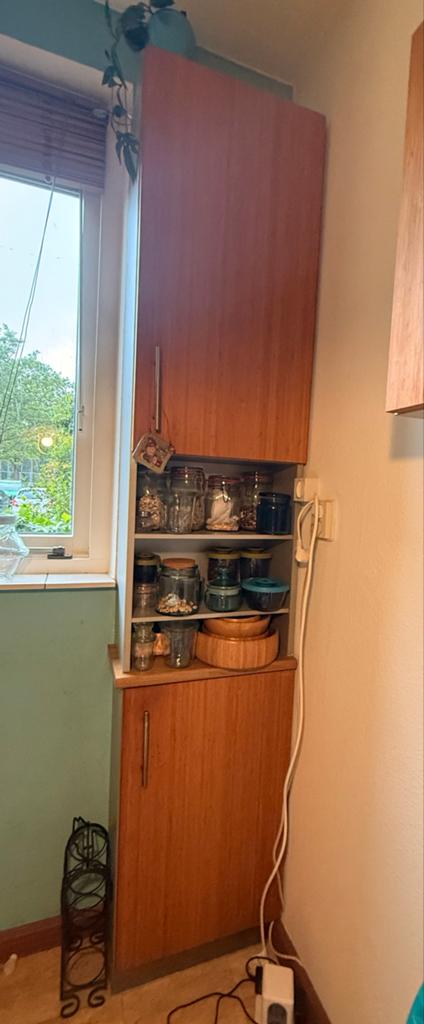 Smalle keukenkast - 230x50x23 cm, Huis en Inrichting, Ophalen of Verzenden, Gebruikt