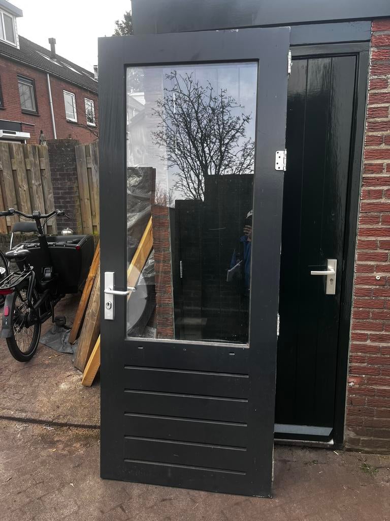 Buitendeuren, Gebruikt, 80 tot 100 cm, Ophalen of Verzenden, Buitendeur