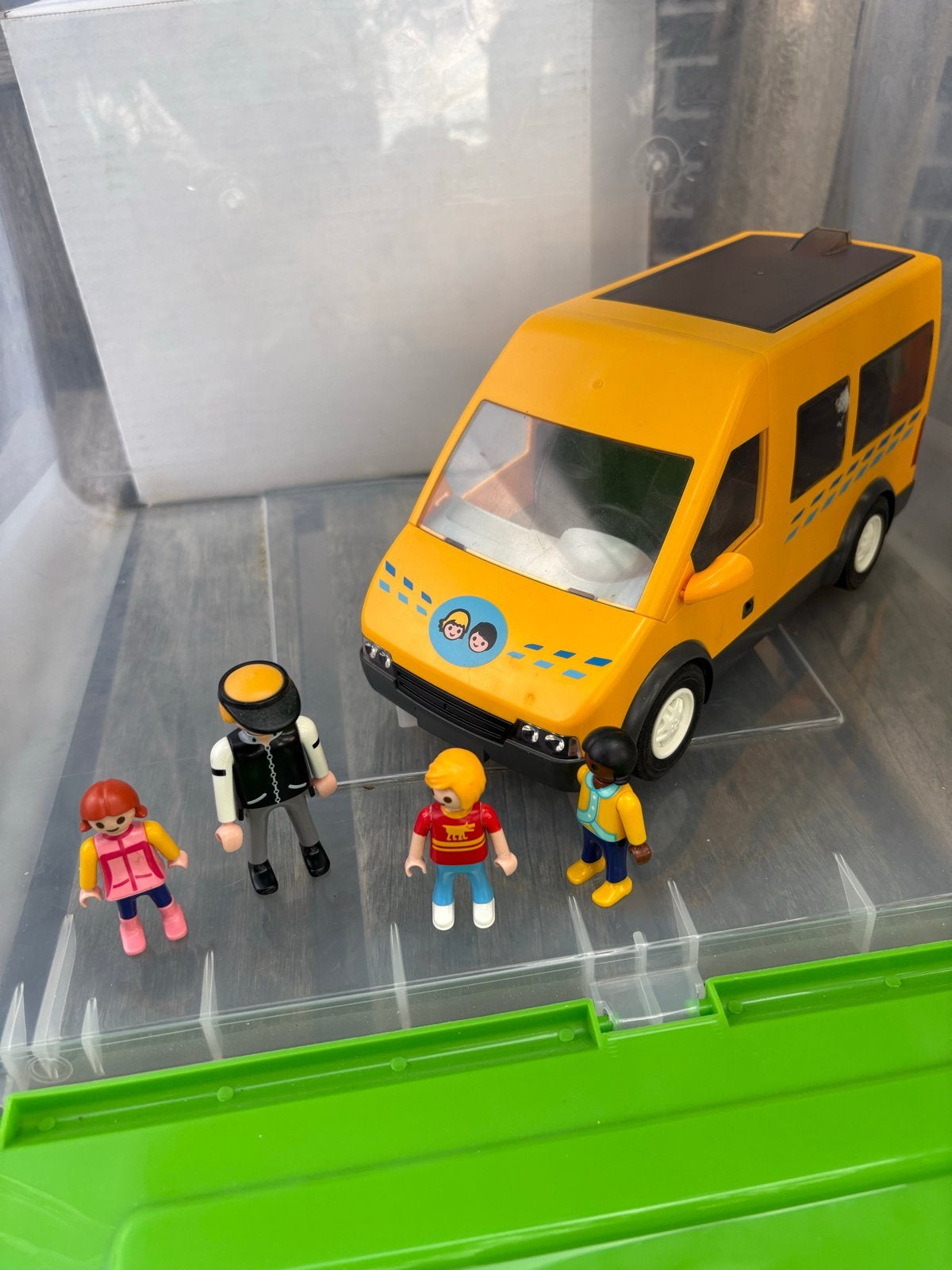 Playmobil Schoolbus met Figuren -, Gebruikt, Complete set, Voertuig, Ophalen of Verzenden