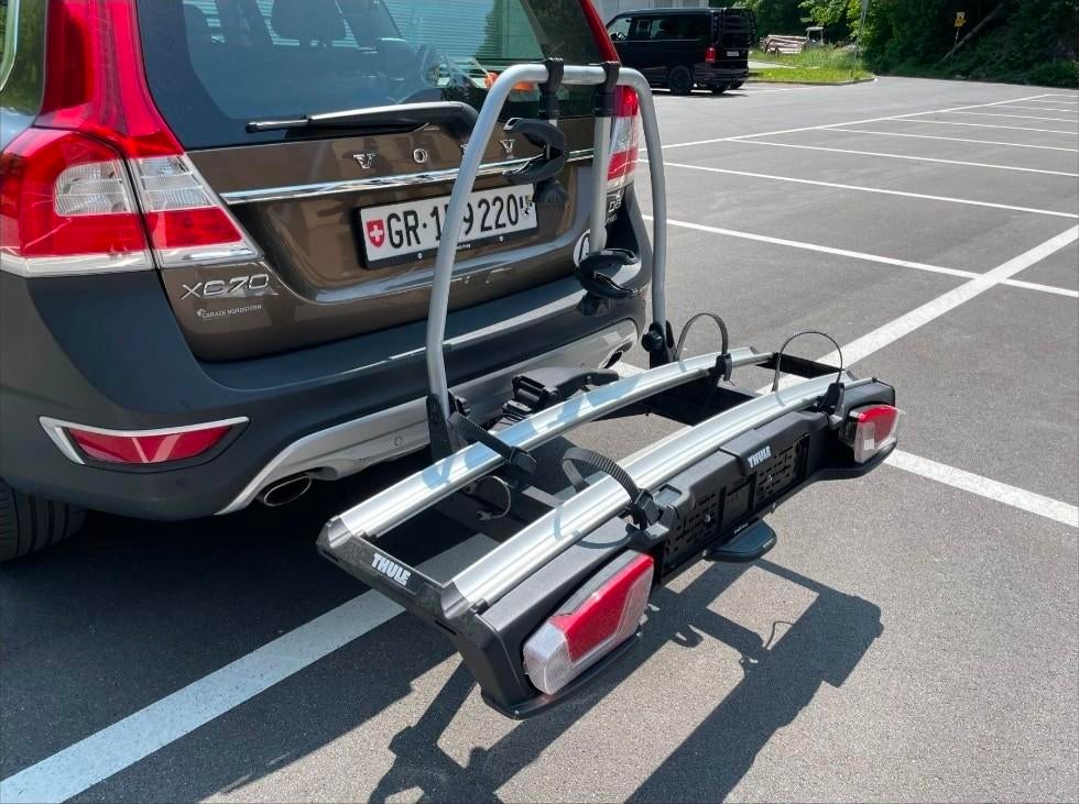 Fietsdrager Thule Velospace XT 2, Auto diversen, Fietsendragers, Ophalen, Zo goed als nieuw, 2 fietsen, Trekhaakdrager