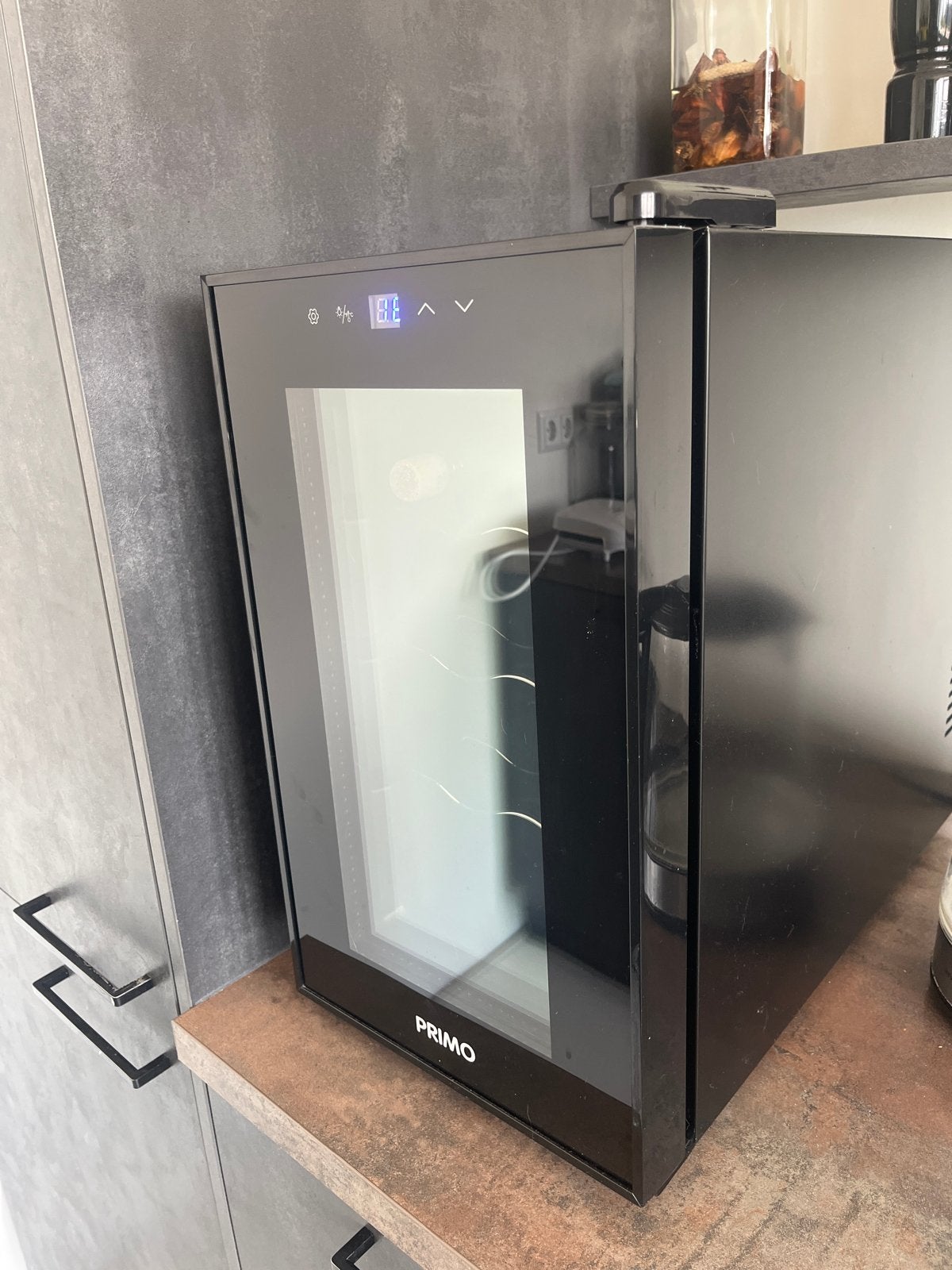 Primo Wijnkoelkast voor 8 flessen - Zo goed als nieuw, Huis en Inrichting, Ophalen, 50 – 75, 5 tot 15 flessen, Zo goed als nieuw