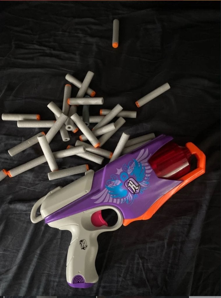 Nerf gun komt met veel pijltjes, Ophalen, Gebruikt