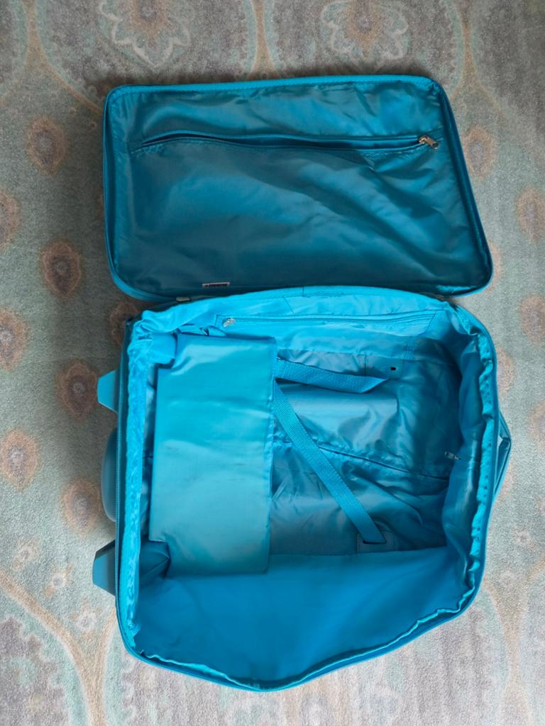 Kinder trolley - Zo goed als nieuw, Ophalen, Zo goed als nieuw, Blauw, Wieltjes