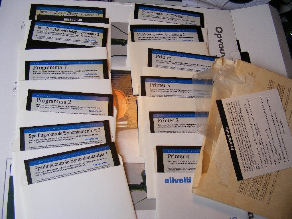 wordperfect software floppys, Ophalen of Verzenden
