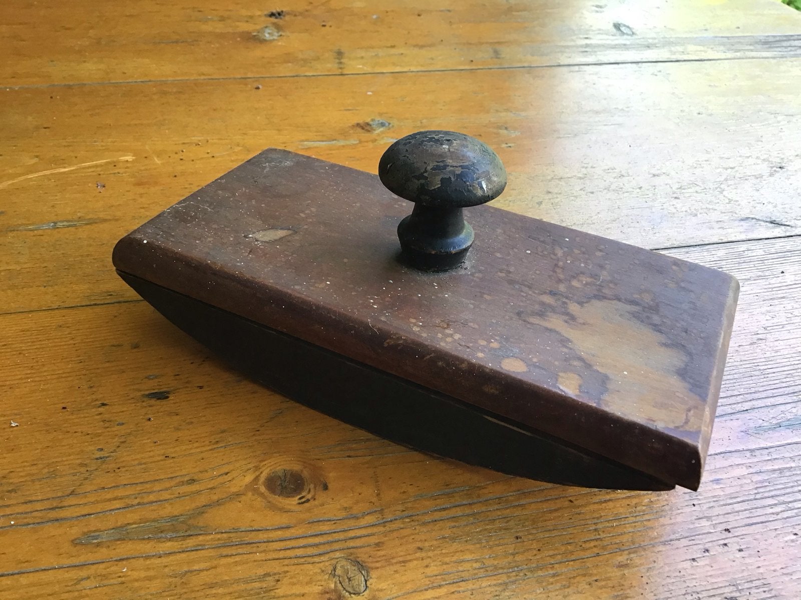 Antieke houten inktroller / blotter, Ophalen of Verzenden