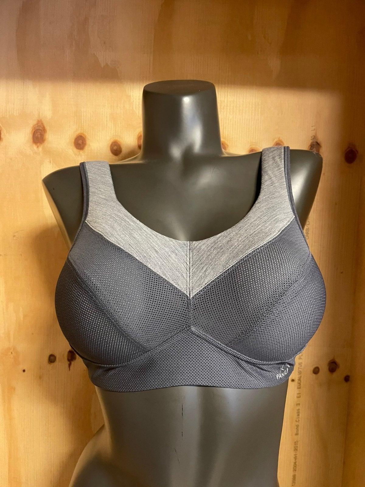 Anita sport bh zonder beugel 75d model panalp wol 5555, Verzenden, Grijs, BH