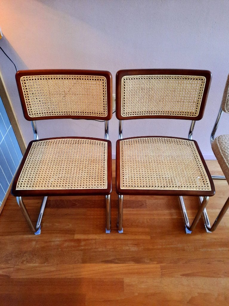 Kwantum Buisframe Stoel Lombardije Bruin Retro Mid-Century, Huis en Inrichting, Ophalen, Vintage, Bauhaus, Mid-century modern, retro