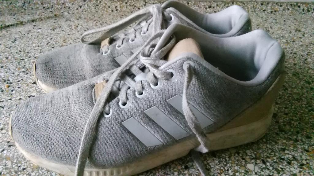 Adidas ZX Flux sneakers schoenen grijs Mt 40 2/3, Ophalen of Verzenden, Grijs, Sneakers of Gympen, Zo goed als nieuw
