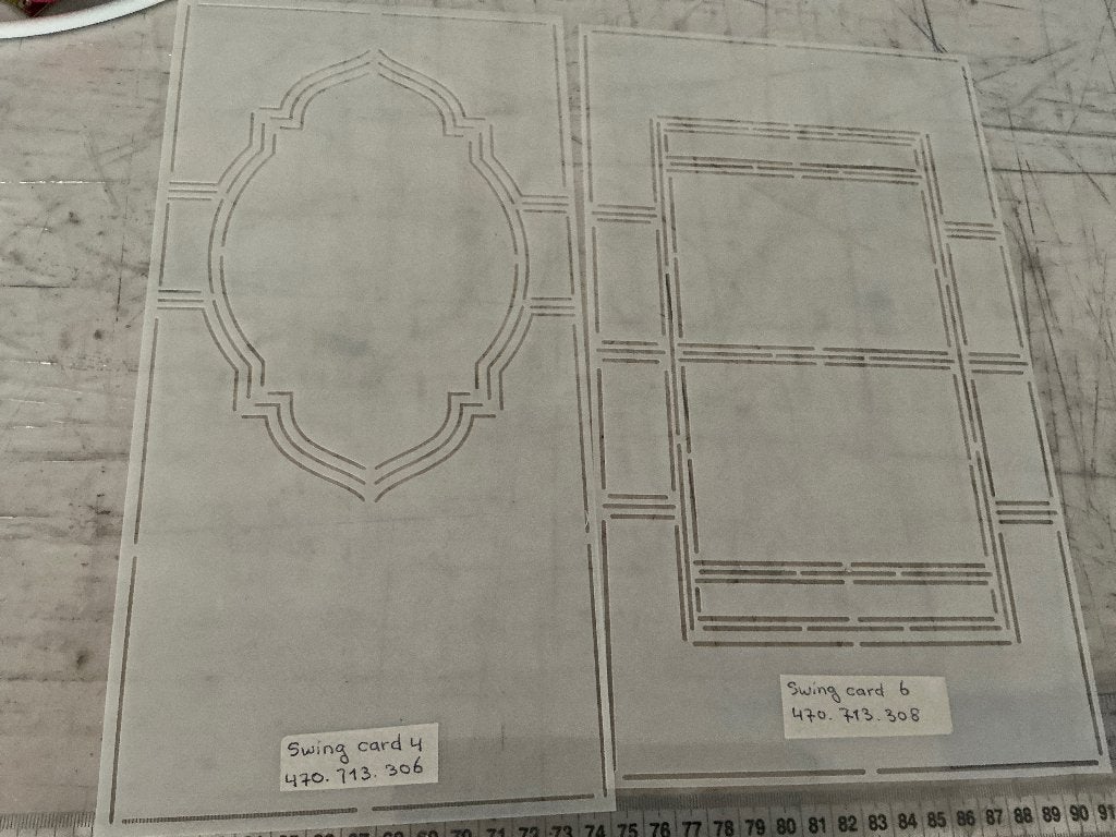 Dutch Doobadoo Stencils, Hobby en Vrije tijd, Kaarten | Zelf maken, Verzenden, Zo goed als nieuw, Overige thema's, Pons of Mal
