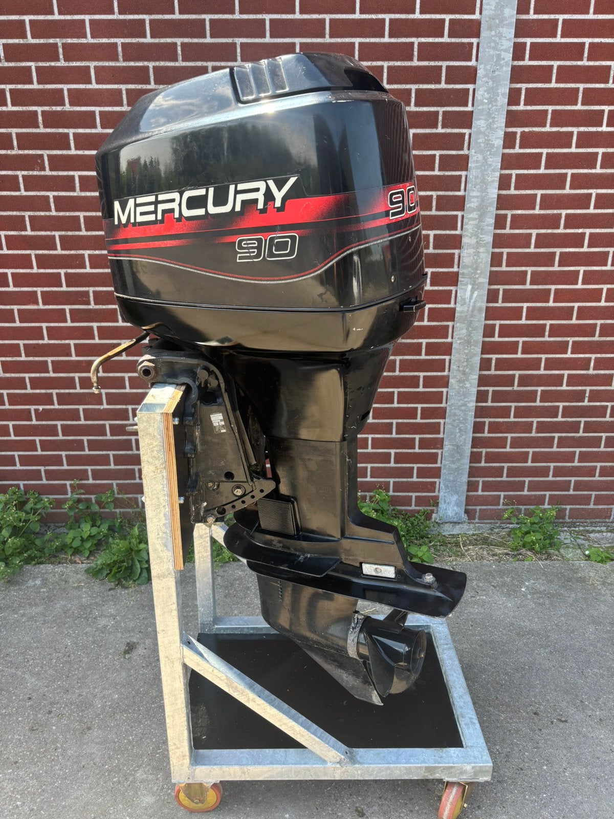 Mercury 90 pk autolube 2 takt met werk, Watersport en Boten, Gebruikt, Elektrische start, Ophalen of Verzenden, 30 pk of meer