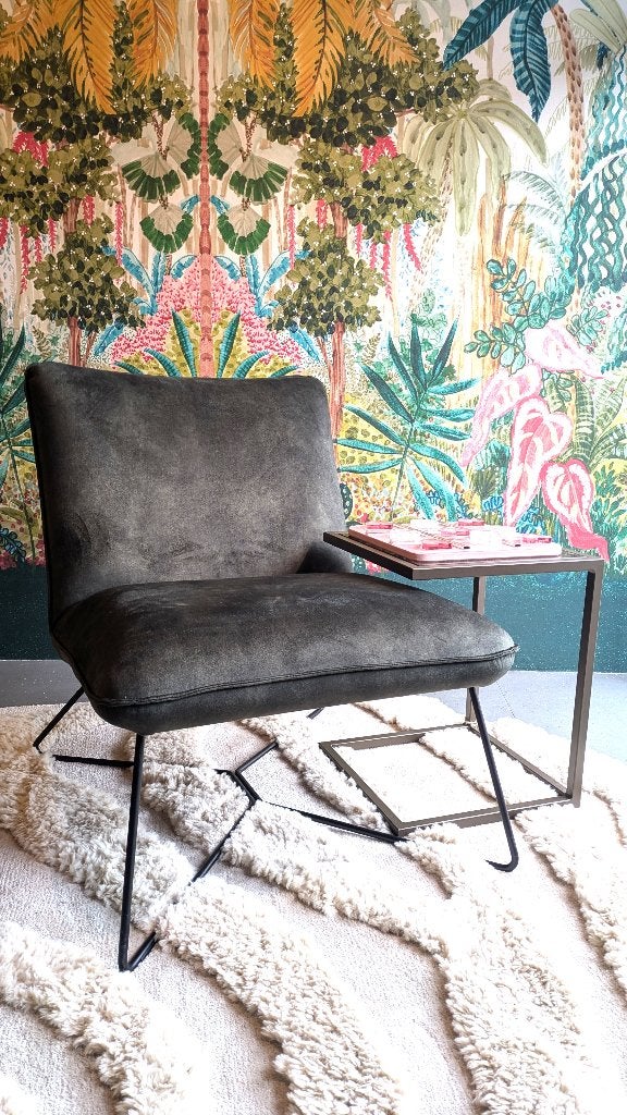 Fauteuil Eline  Showroommodel ZGAN, Huis en Inrichting, Fauteuils, 75 tot 100 cm, Ophalen of Verzenden, Zo goed als nieuw, Stof