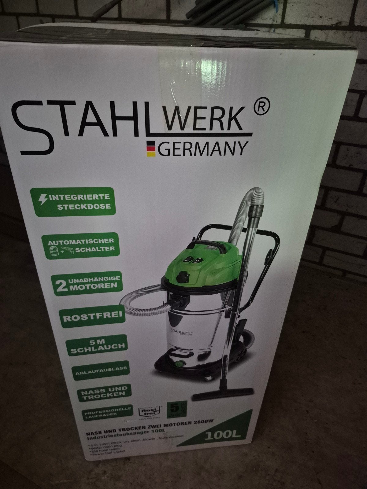 nieuw. stahlwerk stofzuiger, Doe-het-zelf en Verbouw, Reinigingsmachines, Ophalen, Nieuw