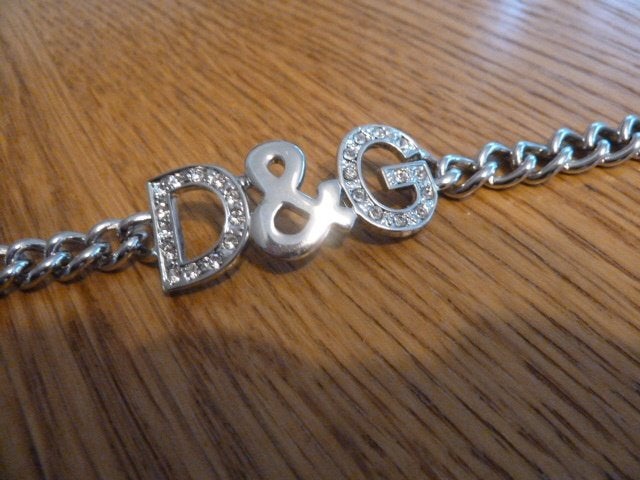 D&G armband, Staal, Ophalen of Verzenden, Zo goed als nieuw, Zilver