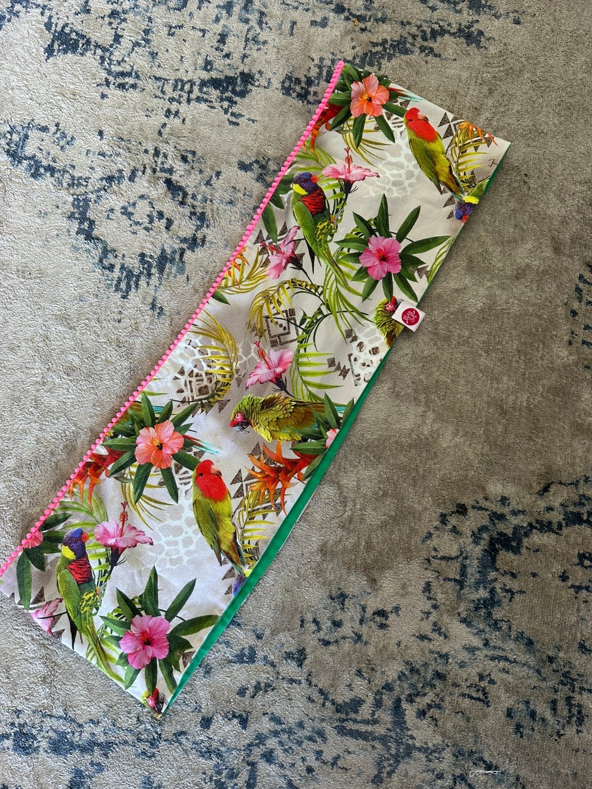 Kleurrijke sjaal met vogels Ollie & Flo, Ophalen of Verzenden, Zo goed als nieuw, Meisje, Sjaal