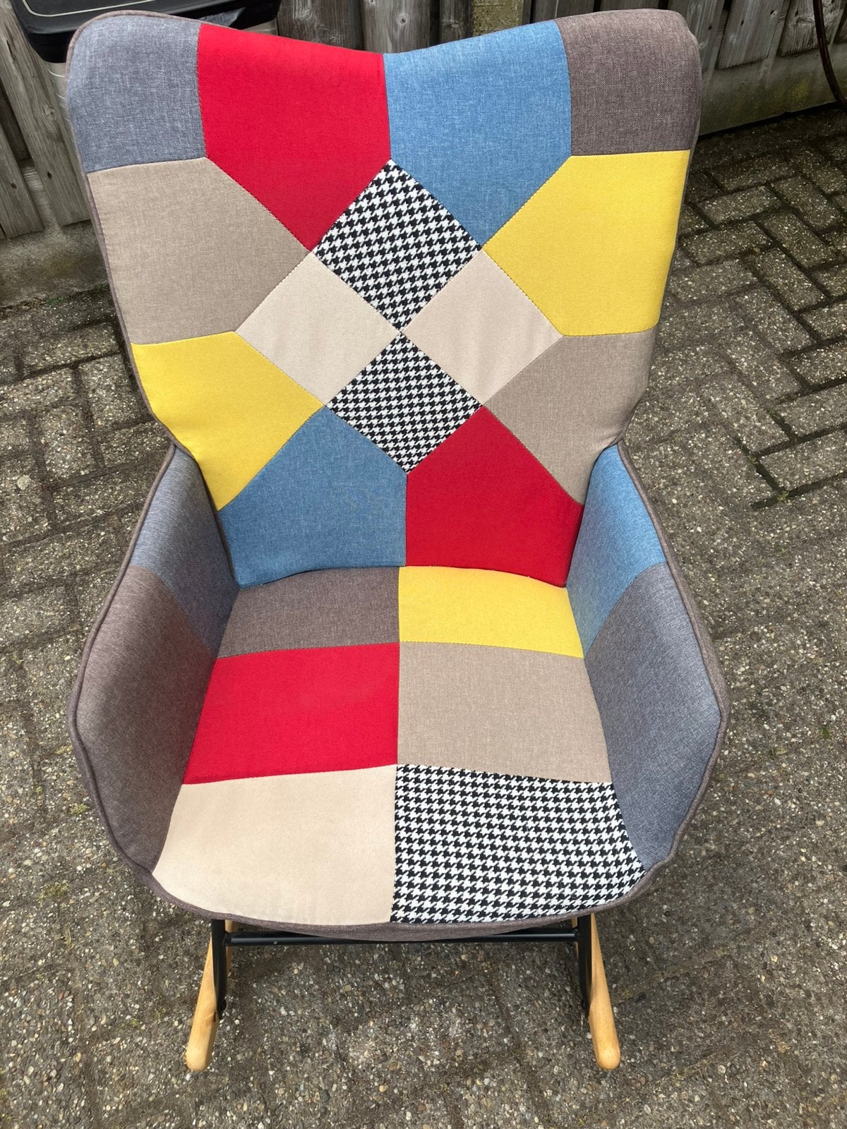 Vintage look schommelstoel., Ophalen, Minder dan 75 cm, Vintage, Zo goed als nieuw