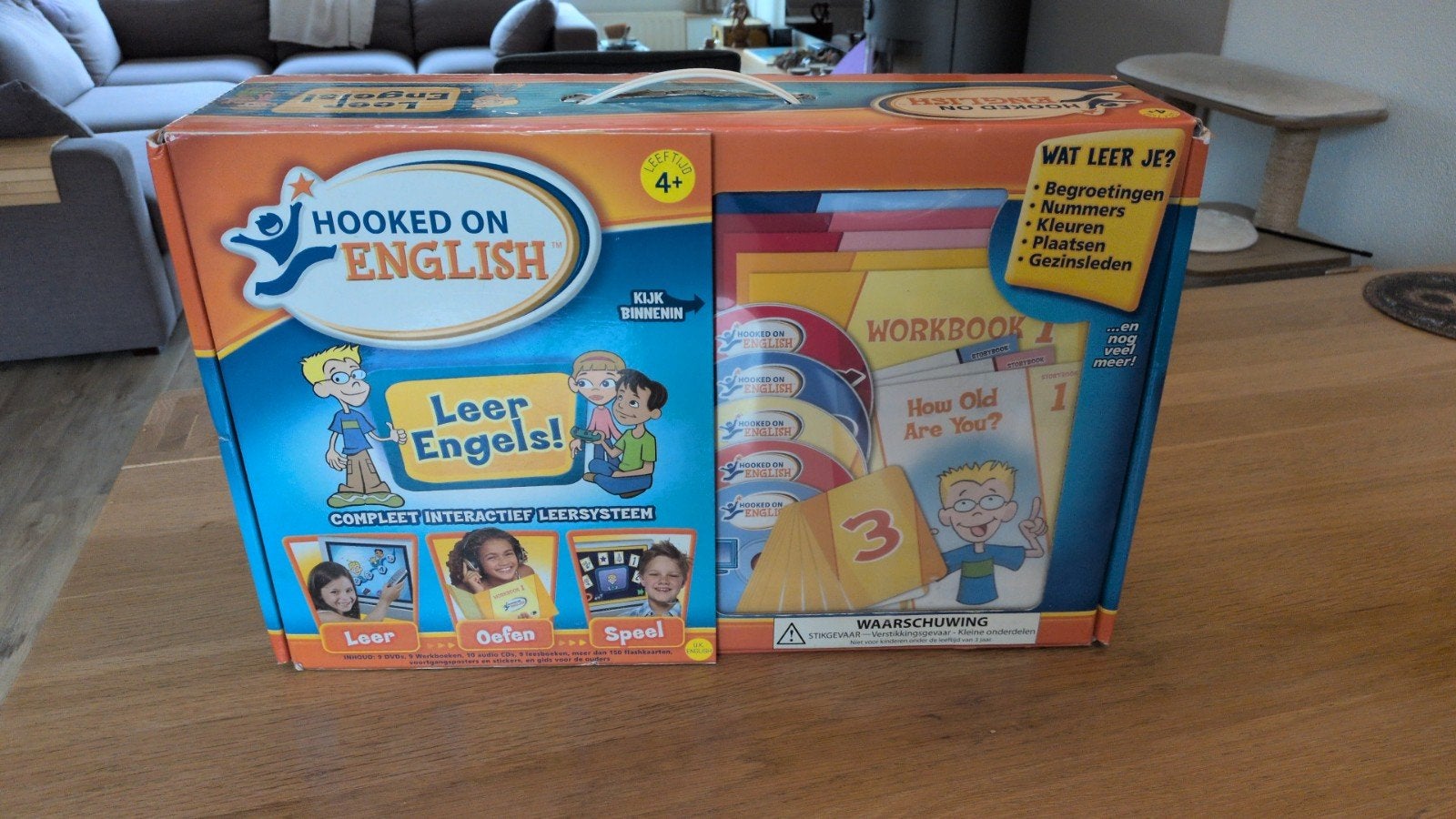 Hooked on English Taalcursus voor 4+ (Niveau 1-9), Boeken, Ophalen of Verzenden, Zo goed als nieuw, Alpha, Hooked on English