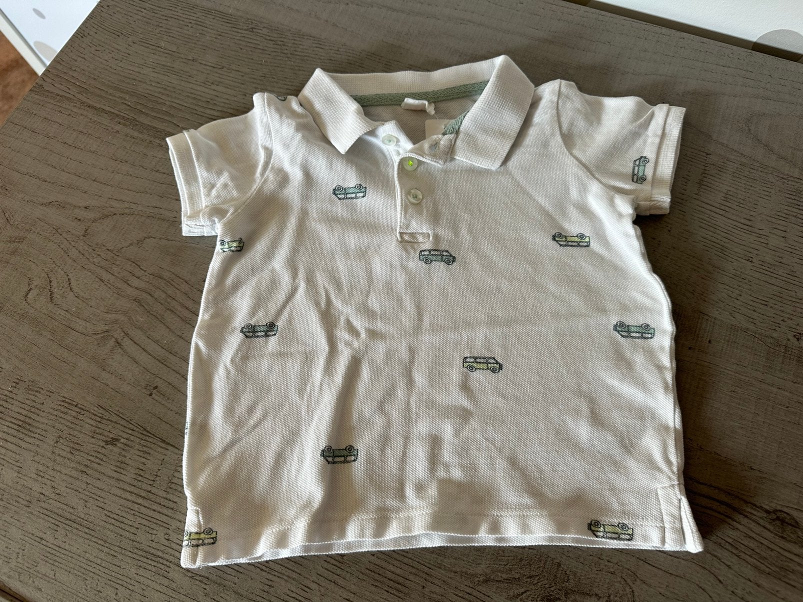 Witte polo, Ophalen of Verzenden, Zo goed als nieuw, Jongetje, Shirtje of Longsleeve