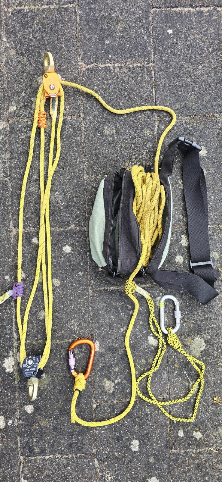 Aztek kit Rock Exotica - Compleet takelsysteem, Ophalen of Verzenden, Gebruikt, Klimsport-accessoire
