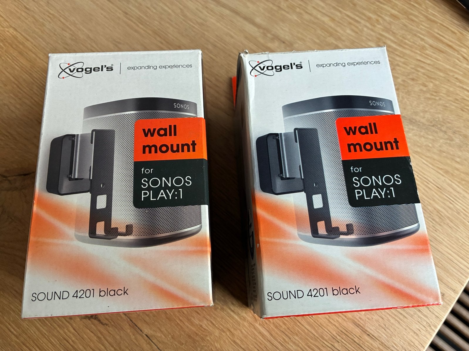 Vogel's SOUND 4201 Muurbeugel voor Sonos PLAY:1 (2 stuks), Ophalen of Verzenden, Nieuw, Overige typen, Overige merken