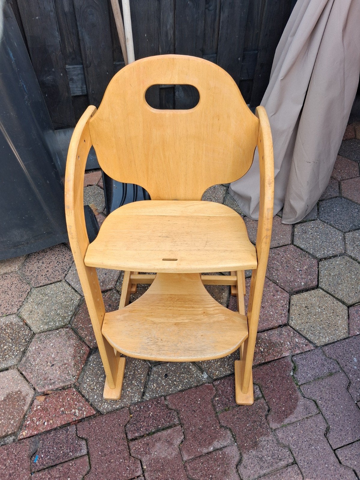 tiamo wood collection triptrap stoel meegroeistoel, Kinderen en Baby's, Ophalen, Gebruikt, Meegroeistoel