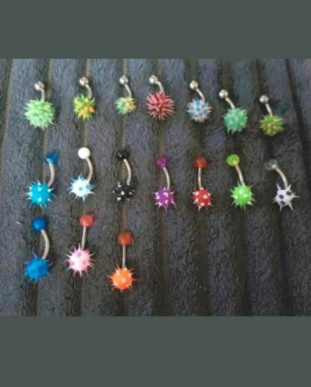 Navelpiercings staafjes verschillende, Verzenden, Nieuw, Staal, Navelpiercing