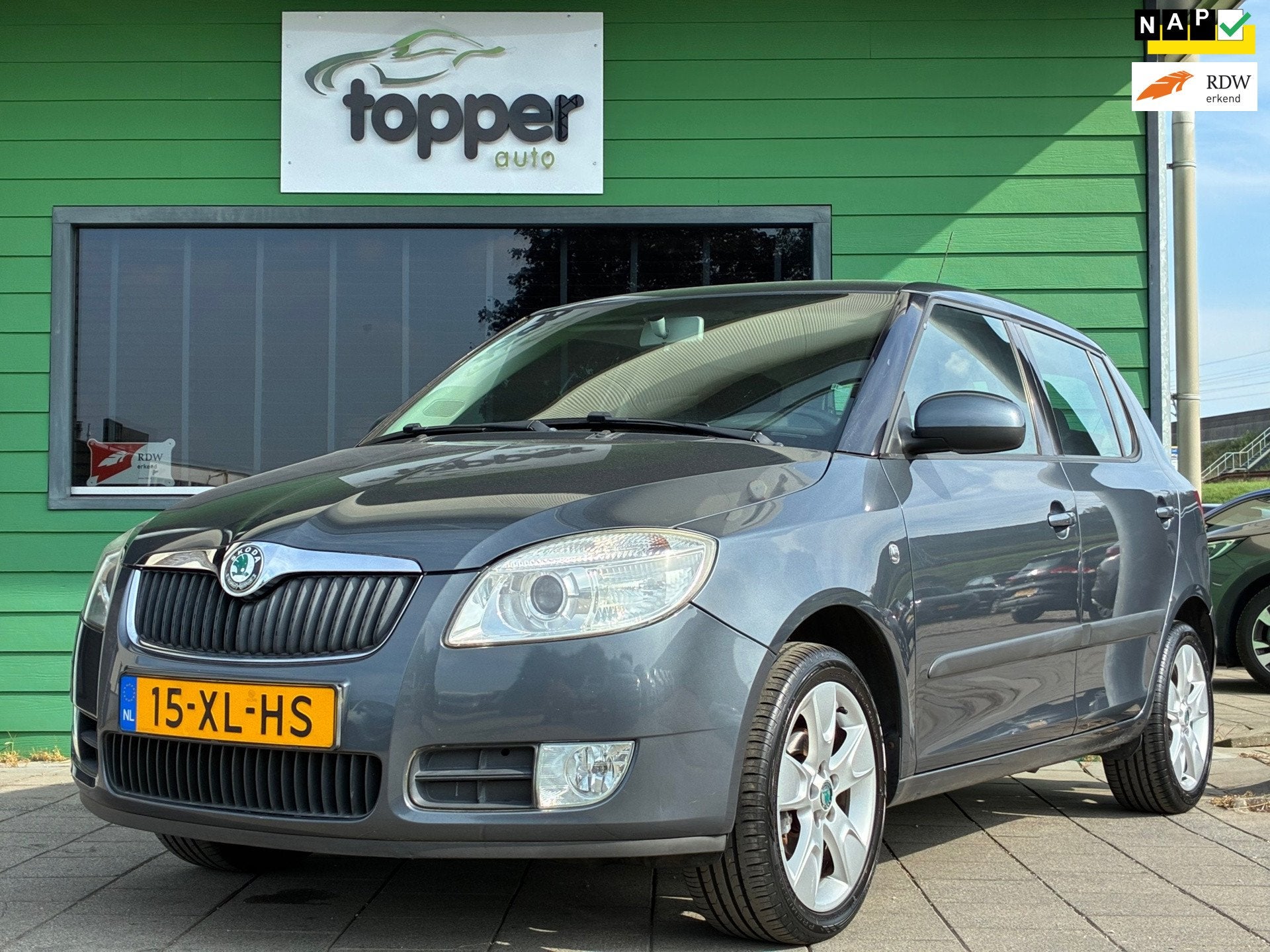 Skoda Fabia 1.4-16V Sport|1e Eigenaar|Airco|CruiseControl|El, Auto's, Voorwielaandrijving, 4 cilinders, Origineel Nederlands, Bedrijf