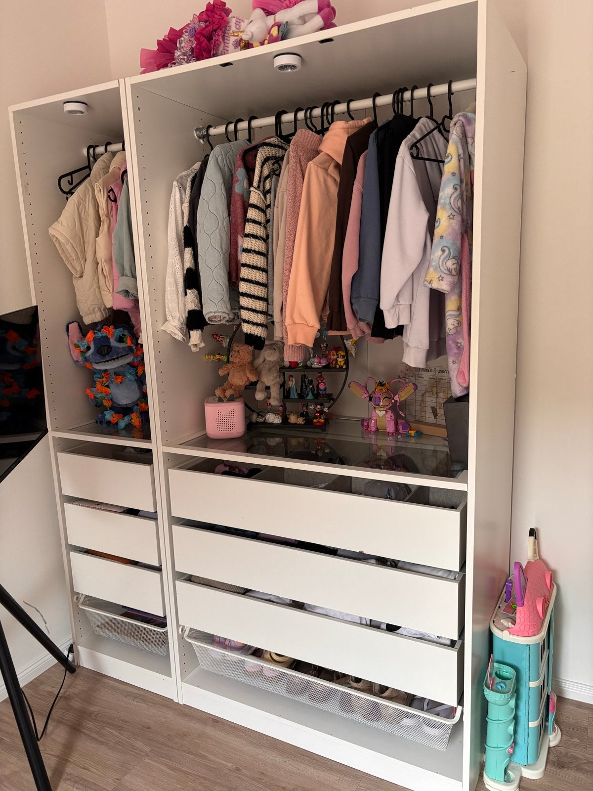 IKEA PAX kledingkast 150x201 cm met lades en hangruimte, Ophalen, Gebruikt, 200 cm of meer, 150 tot 200 cm