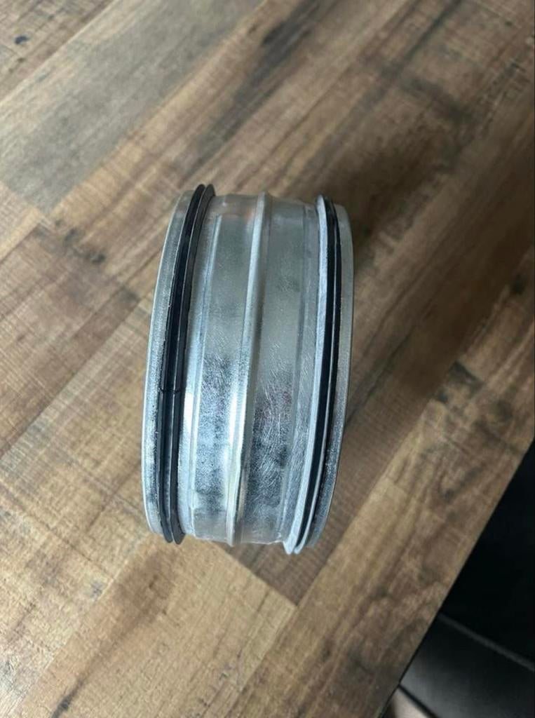 2 stuks R-Vent Spiraliet verbindingsstuk verzinkt 180 mm, Ophalen, Nieuw